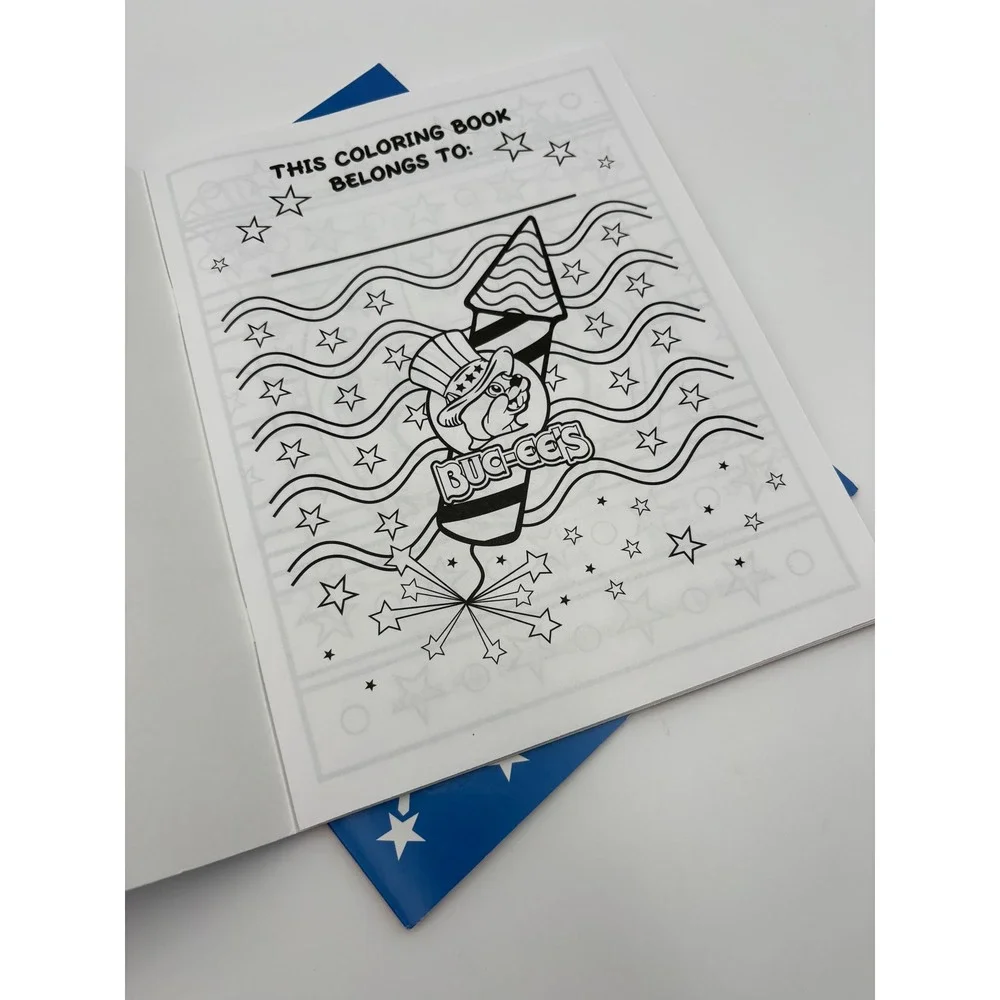 Buc-ee's Patriotic Coloring‎ and Activity Book Kids Travel Fun USA